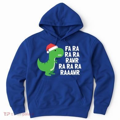 Christmas Dinosaur Fa Ra Rawr Trex Gift Hoodie
