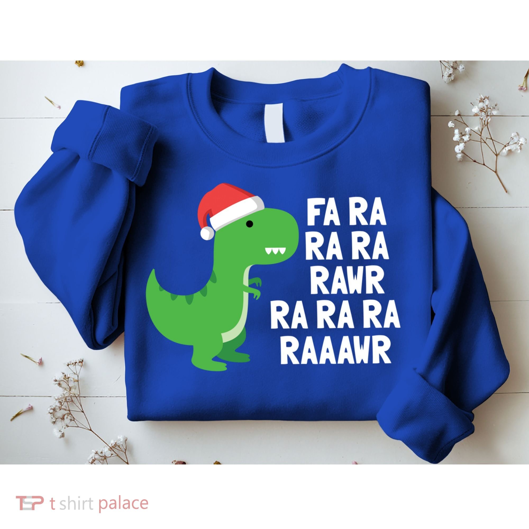 Christmas Dinosaur Fa Ra Rawr Trex Gift Sweatshirt
