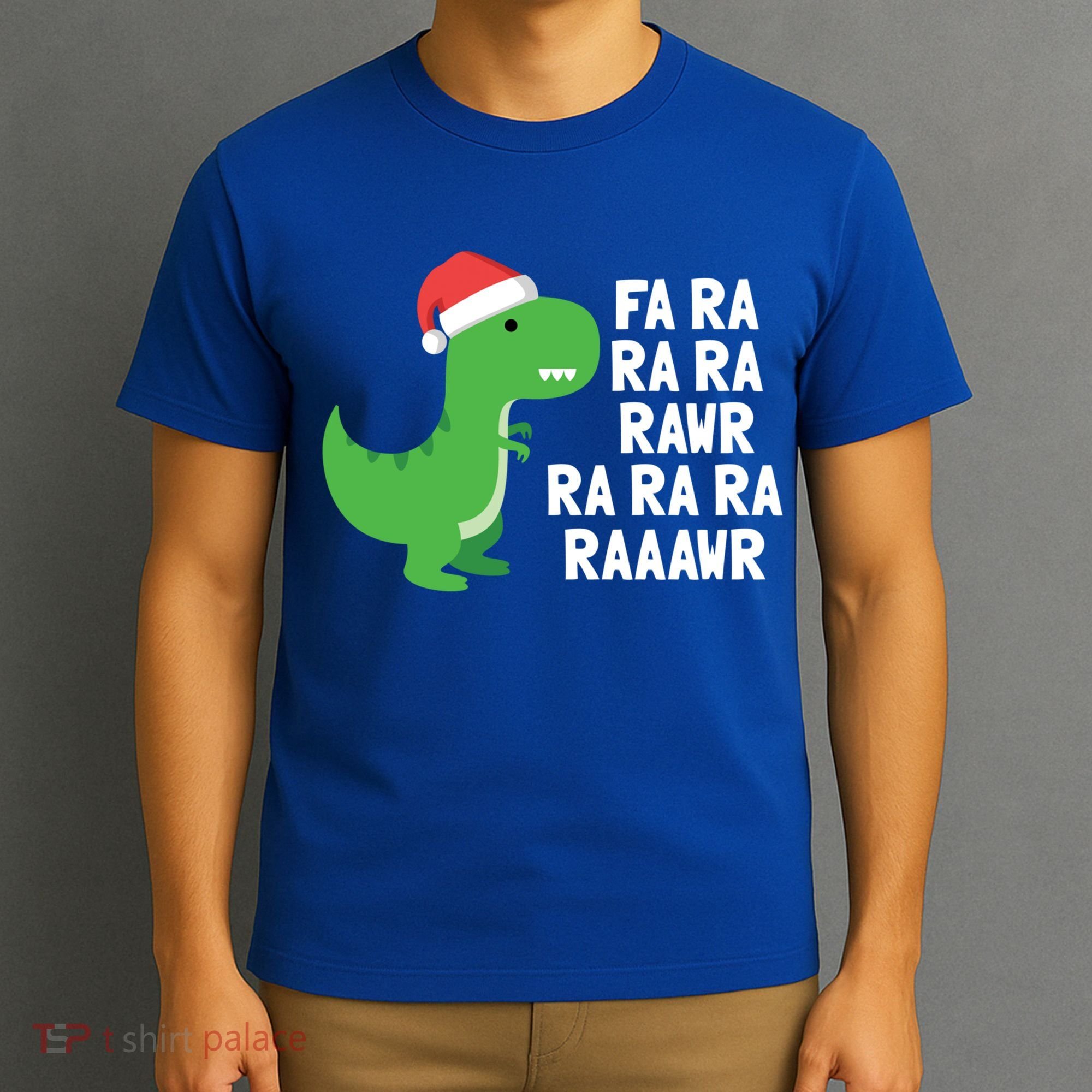 Christmas Dinosaur Fa Ra Rawr Trex Gift T-Shirt