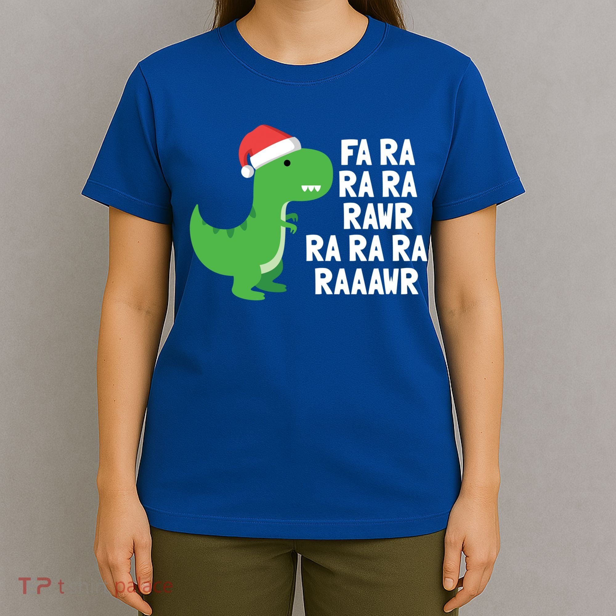 Christmas Dinosaur Fa Ra Rawr Trex Gift T-Shirt