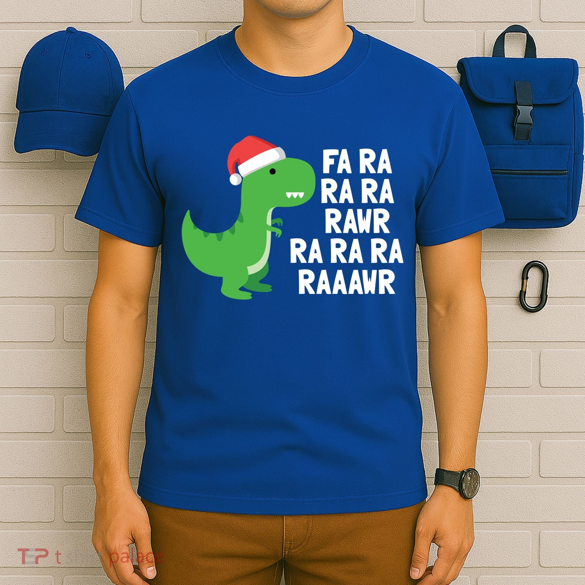 Christmas Dinosaur Fa Ra Rawr Trex Gift T-Shirt