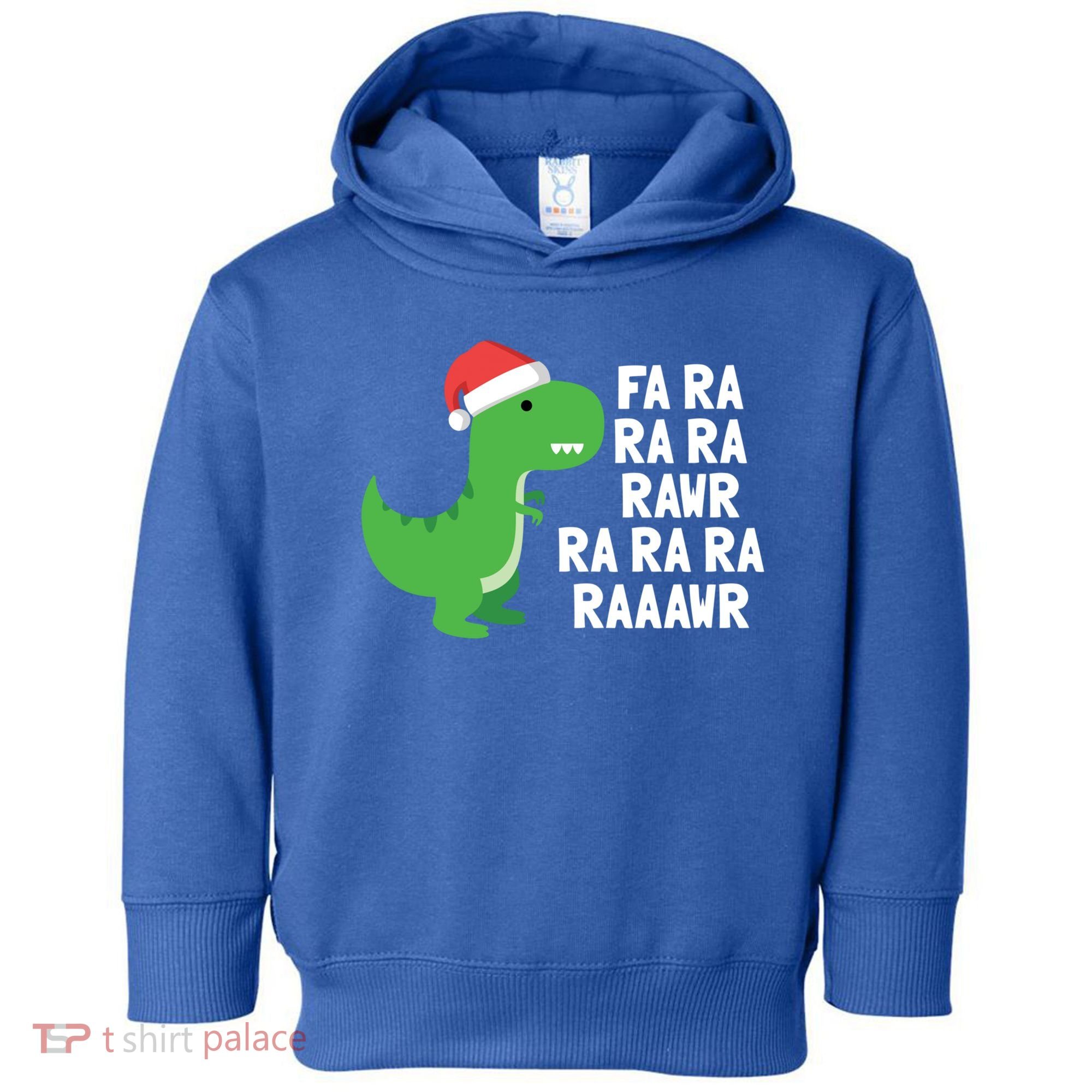 Christmas Dinosaur Fa Ra Rawr Trex Gift Toddler Hoodie