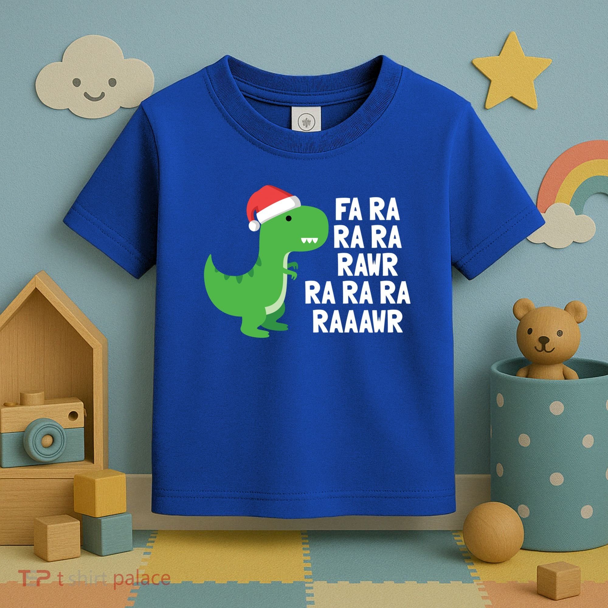 Christmas Dinosaur Fa Ra Rawr Trex Gift Toddler T-Shirt