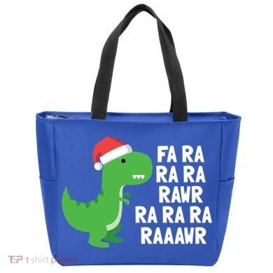 Christmas Dinosaur Fa Ra Rawr Trex Gift Tote Bag