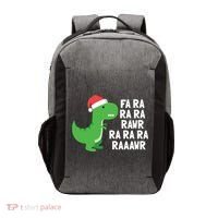 Christmas Dinosaur Fa Ra Rawr Trex Gift Vector Backpack thumb 0