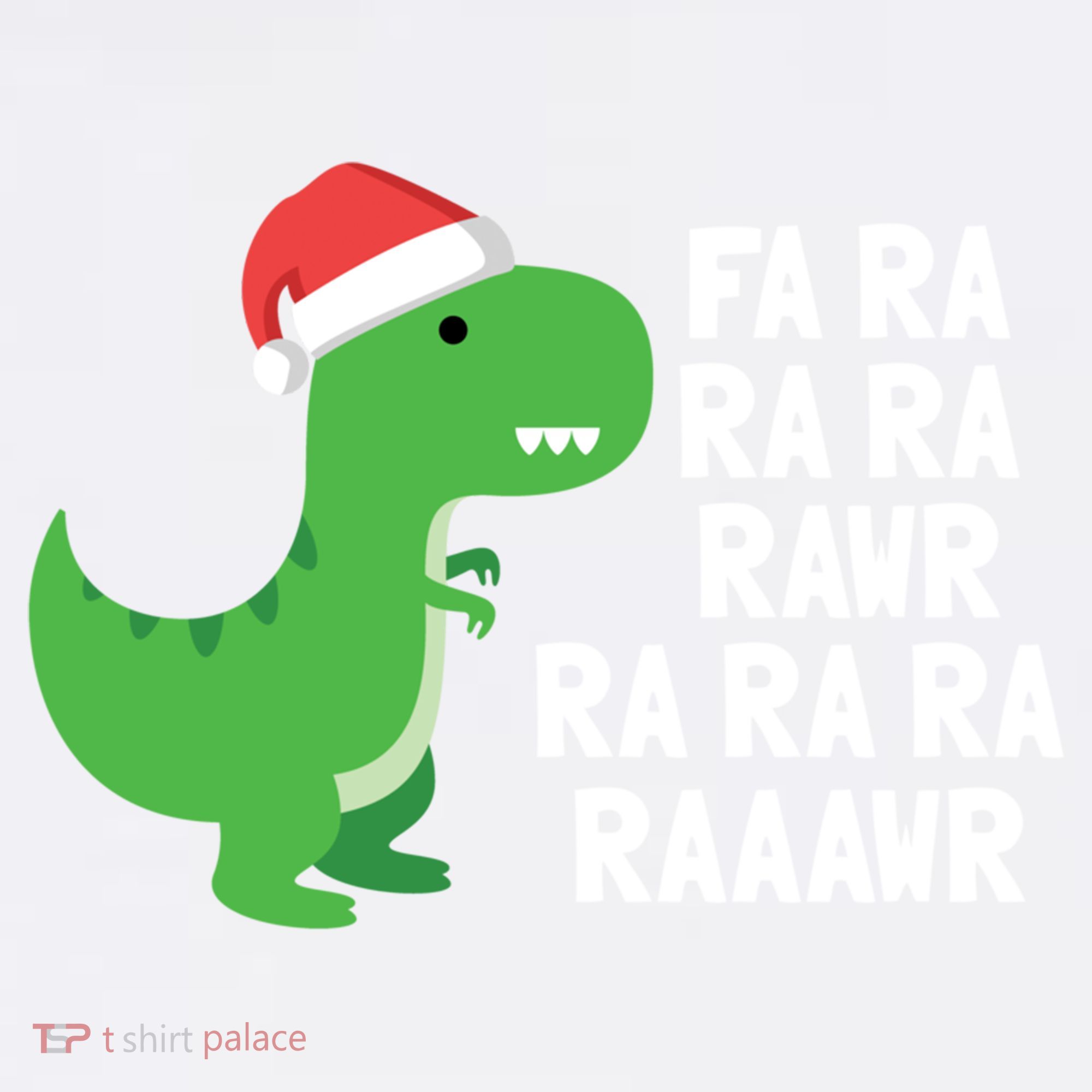 Christmas Dinosaur Fa Ra Rawr Trex Gift Garment-Dyed Sweatshirt