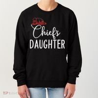 Chief's Daughter Firefighter Gifts For Fire Chief’s Girl Women's Sweatshirt thumb 0