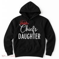 Chief's Daughter Firefighter Gifts For Fire Chief’s Girl Hoodie thumb 0