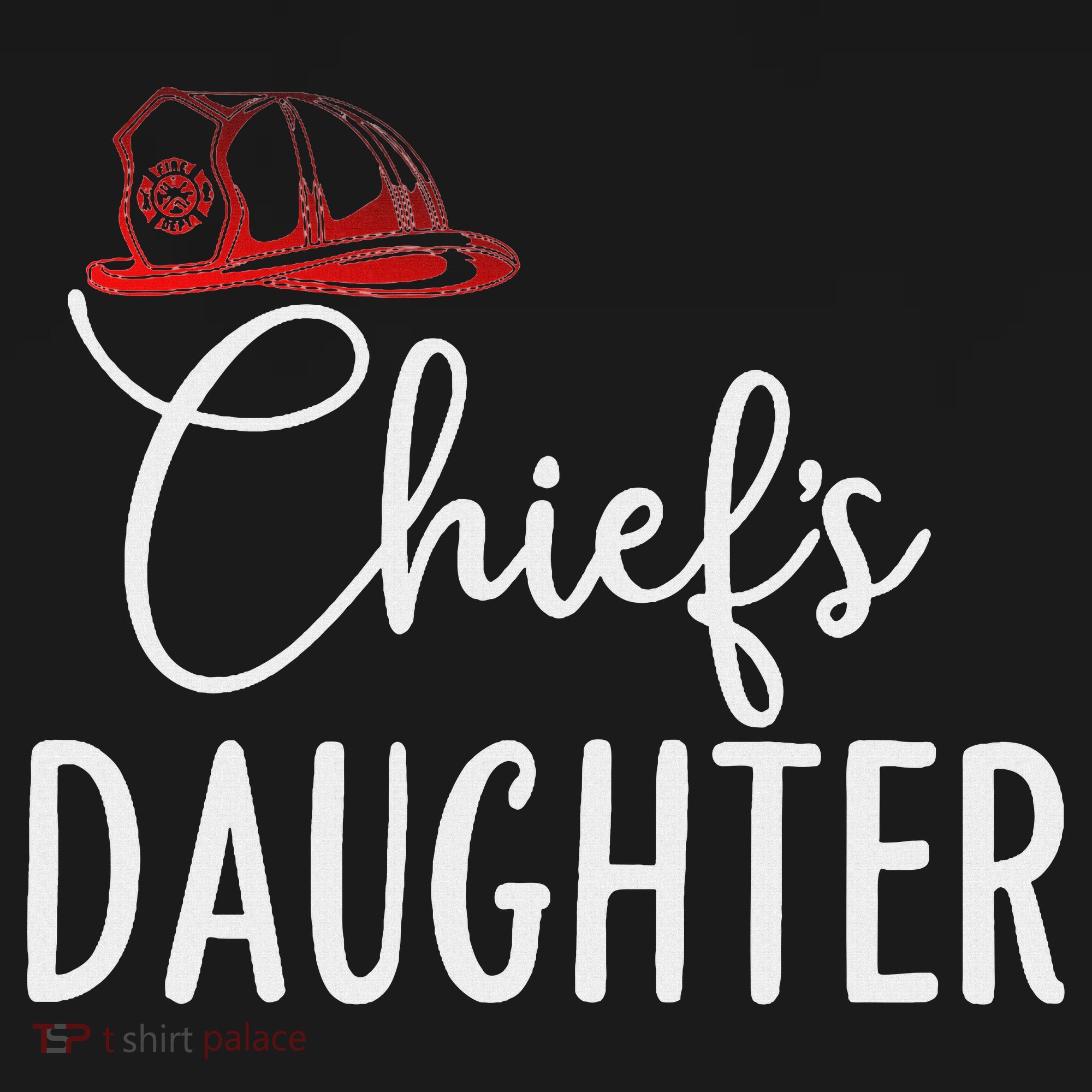 Chief's Daughter Firefighter Gifts For Fire Chief’s Girl Long Sleeve Shirt
