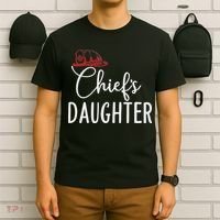 Chief's Daughter Firefighter Gifts For Fire Chief’s Girl T-Shirt thumb 6