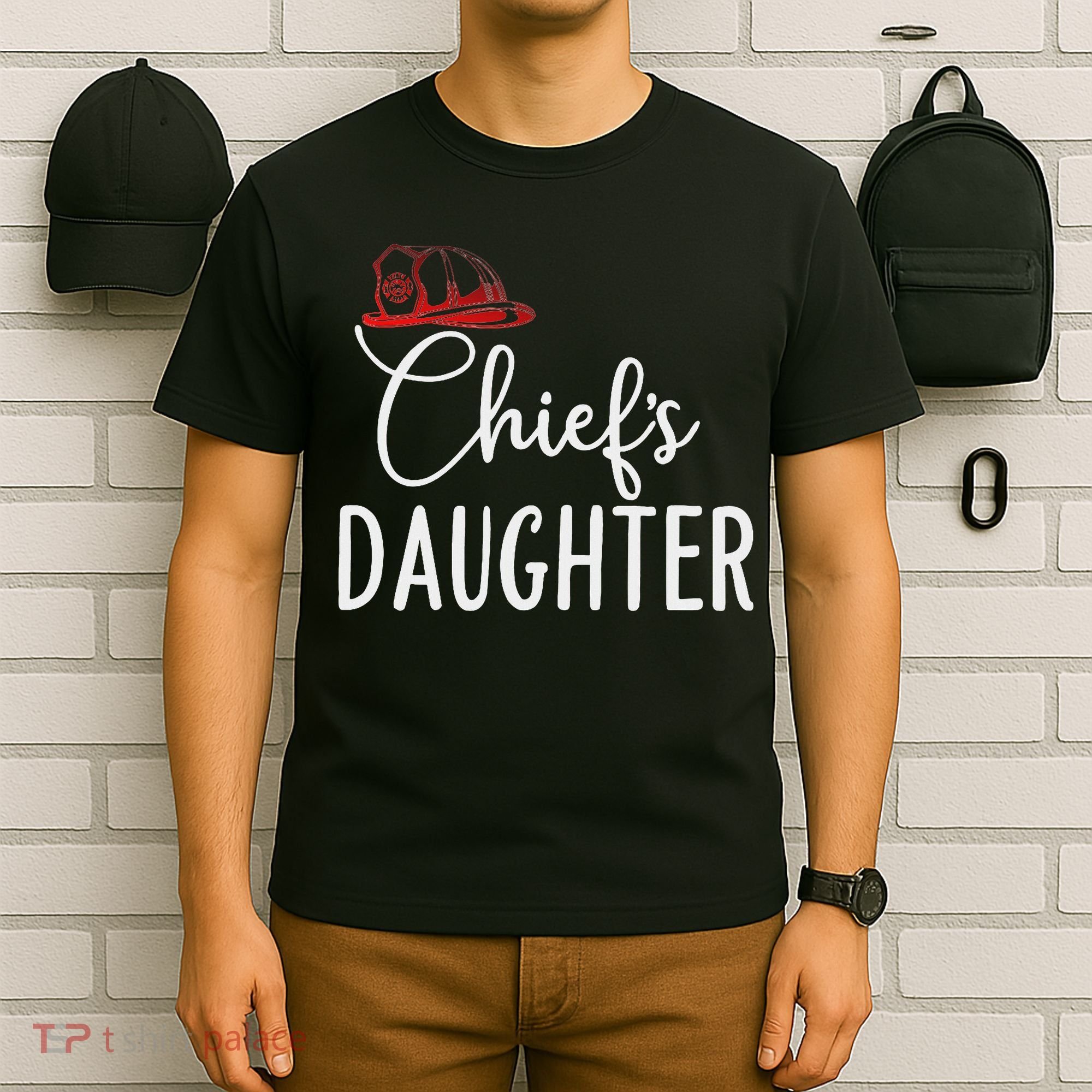 Chief's Daughter Firefighter Gifts For Fire Chief’s Girl T-Shirt