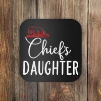 Chief's Daughter Firefighter Gifts For Fire Chief’s Girl Coaster thumb 0