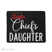 Chief's Daughter Firefighter Gifts For Fire Chief’s Girl Mousepad thumb 0