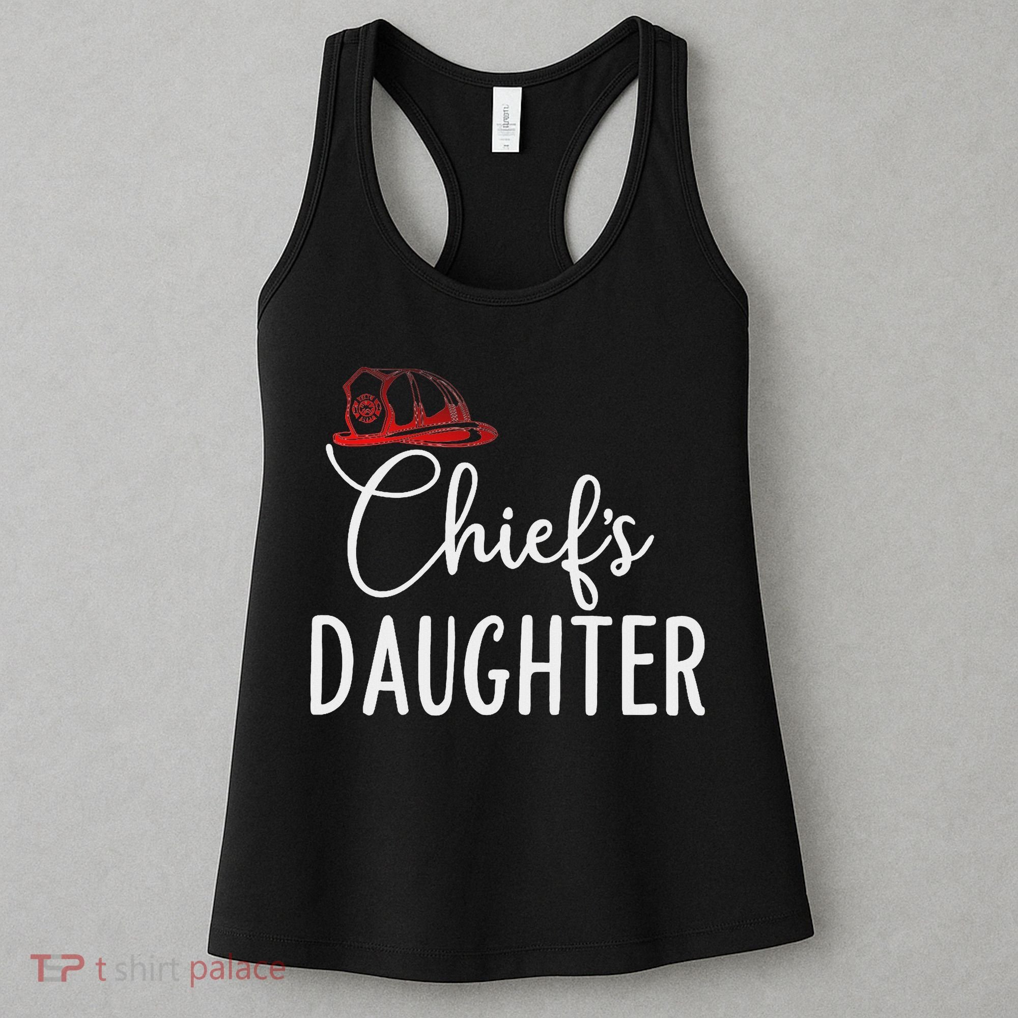 Chief's Daughter Firefighter Gifts For Fire Chief’s Girl Women's Tank Top