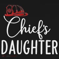 Chief's Daughter Firefighter Gifts For Fire Chief’s Girl Baby Bodysuit thumb 2