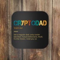 Cryptodad Definition Funny Future Billionaire Coaster thumb 0
