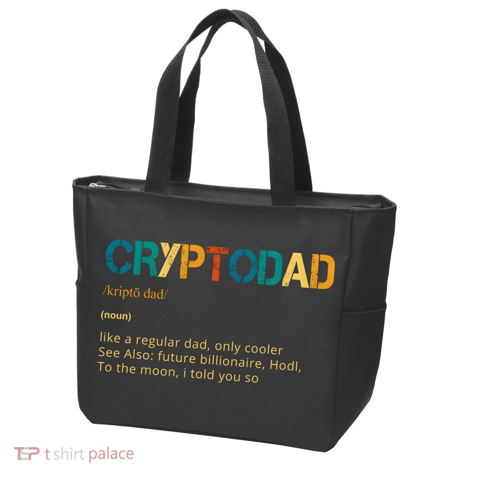 Cryptodad Definition Funny Future Billionaire Tote Bag