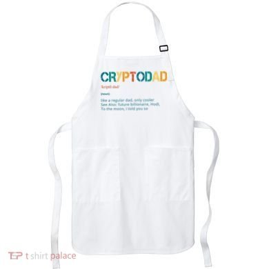 Cryptodad Definition Funny Future Billionaire Apron