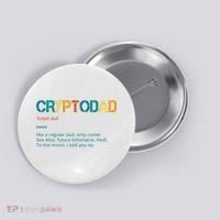Cryptodad Definition Funny Future Billionaire Button thumb 0