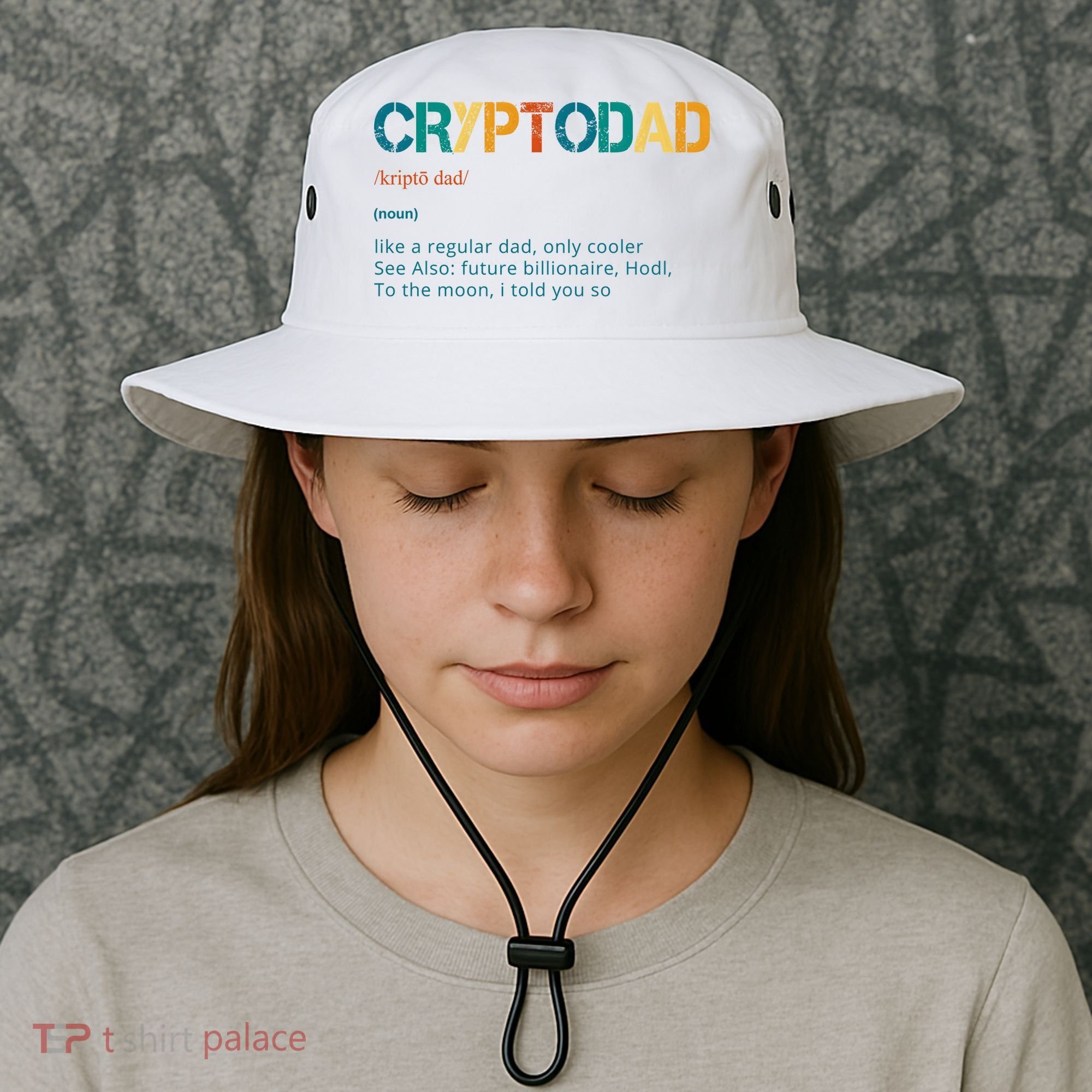 Cryptodad Definition Funny Future Billionaire Bucket Hat