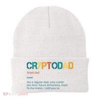 Cryptodad Definition Funny Future Billionaire Beanie thumb 0
