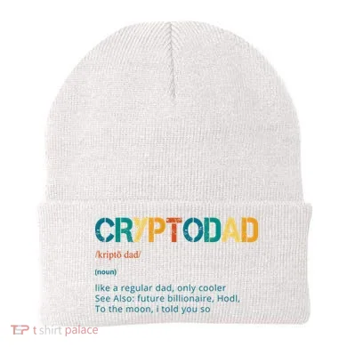 Cryptodad Definition Funny Future Billionaire Beanie