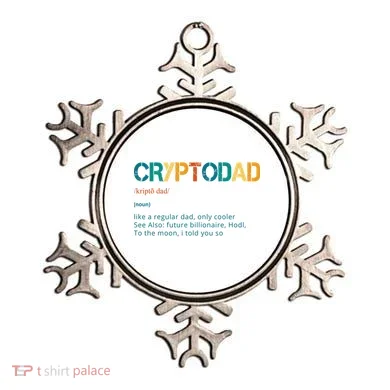 Cryptodad Definition Funny Future Billionaire Ornament