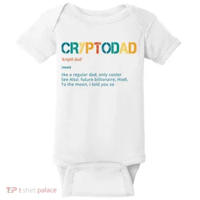 Cryptodad Definition Funny Future Billionaire Baby Bodysuit