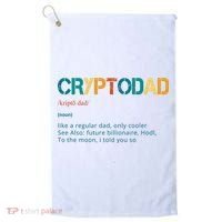 Cryptodad Definition Funny Future Billionaire Golf Towel thumb 0