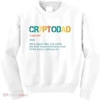 Cryptodad Definition Funny Future Billionaire Kids Sweatshirt thumb 0