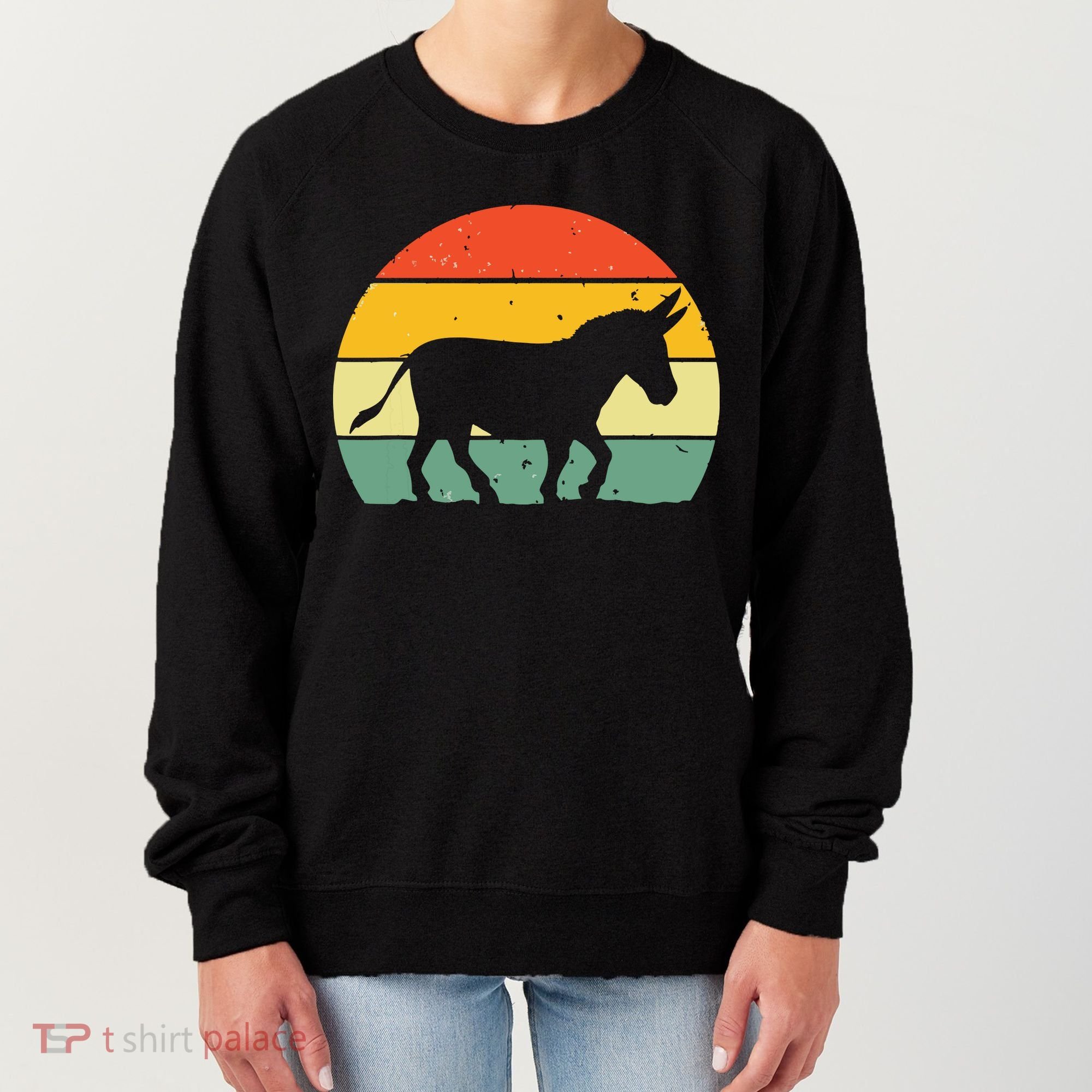 Cool Donkey For Mule Horse Animal Lover Jackass Women's Sweatshirt