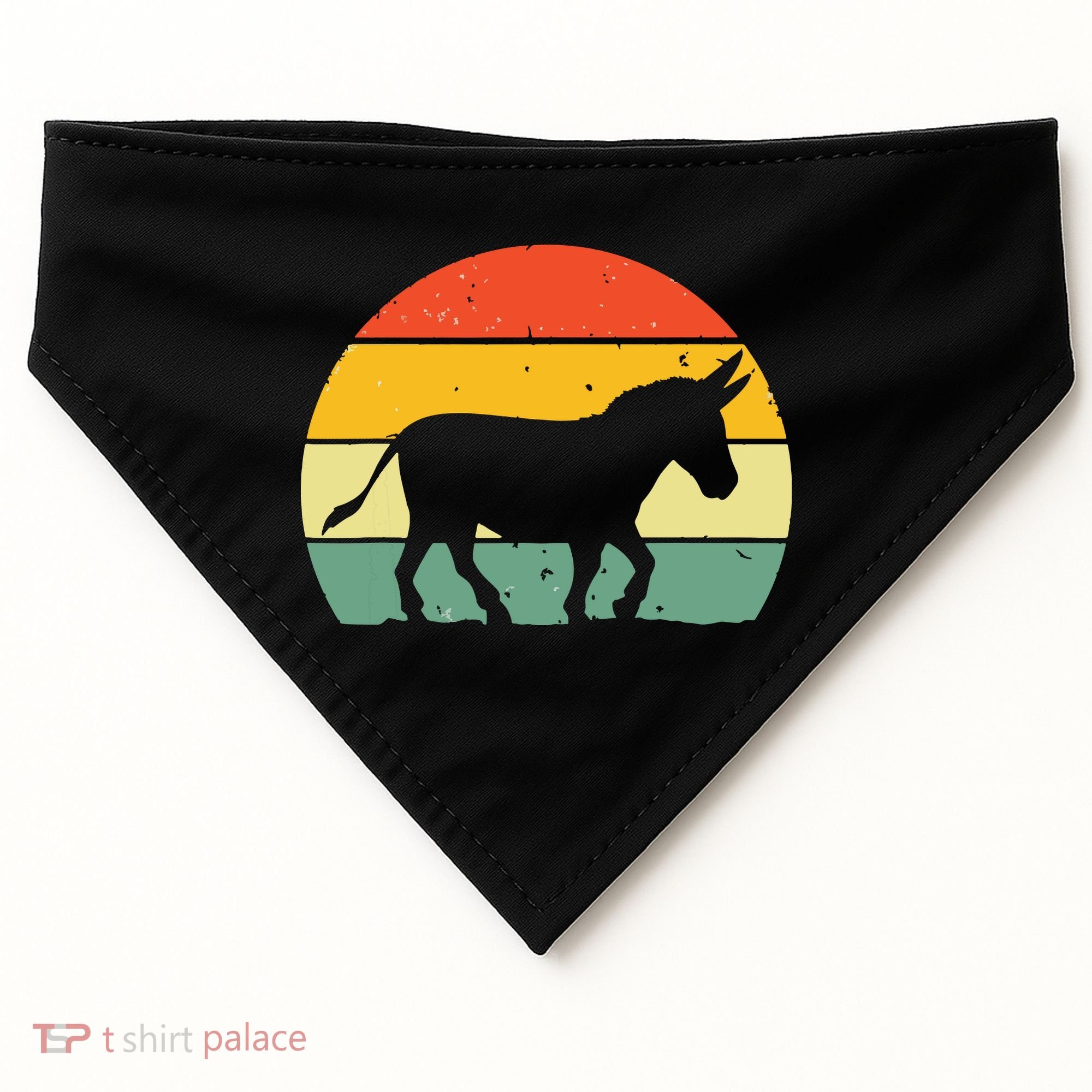 Cool Donkey For Mule Horse Animal Lover Jackass USA-Made Doggie Bandana