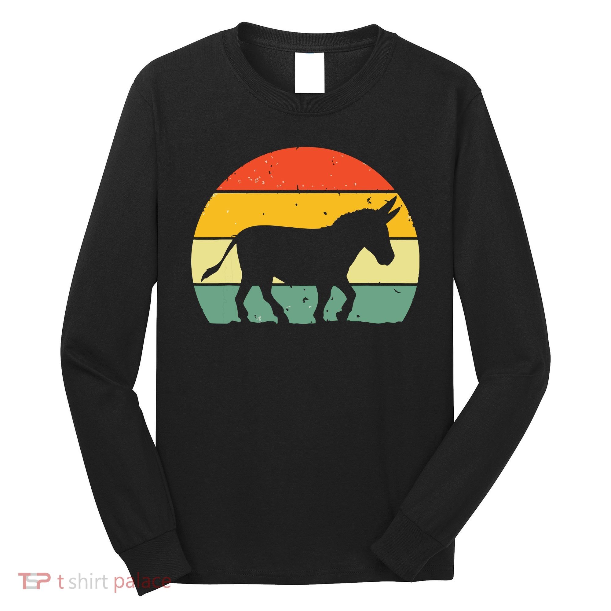 Cool Donkey For Mule Horse Animal Lover Jackass Long Sleeve Shirt