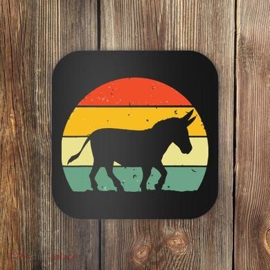 Cool Donkey For Mule Horse Animal Lover Jackass Coaster