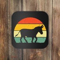 Cool Donkey For Mule Horse Animal Lover Jackass Coaster thumb 0
