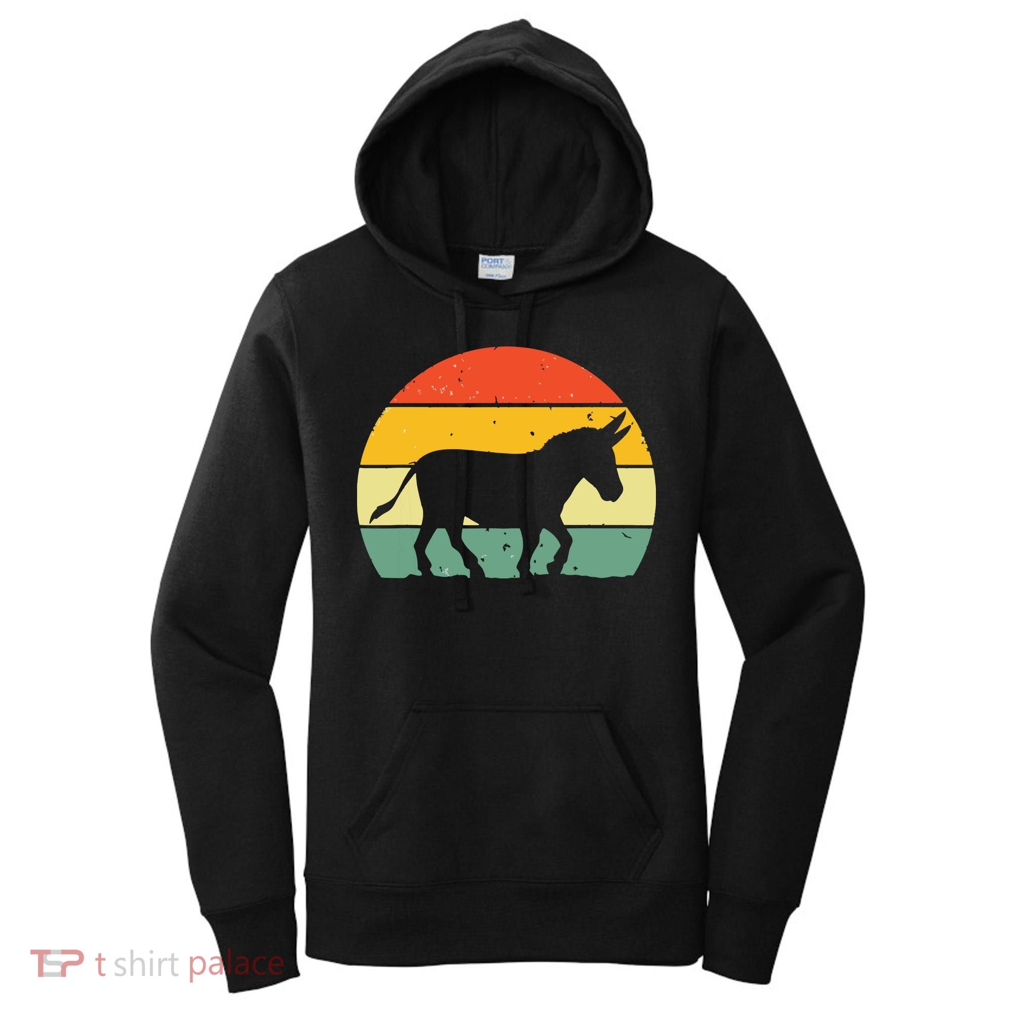 Cool Donkey For Mule Horse Animal Lover Jackass Women's Hoodie