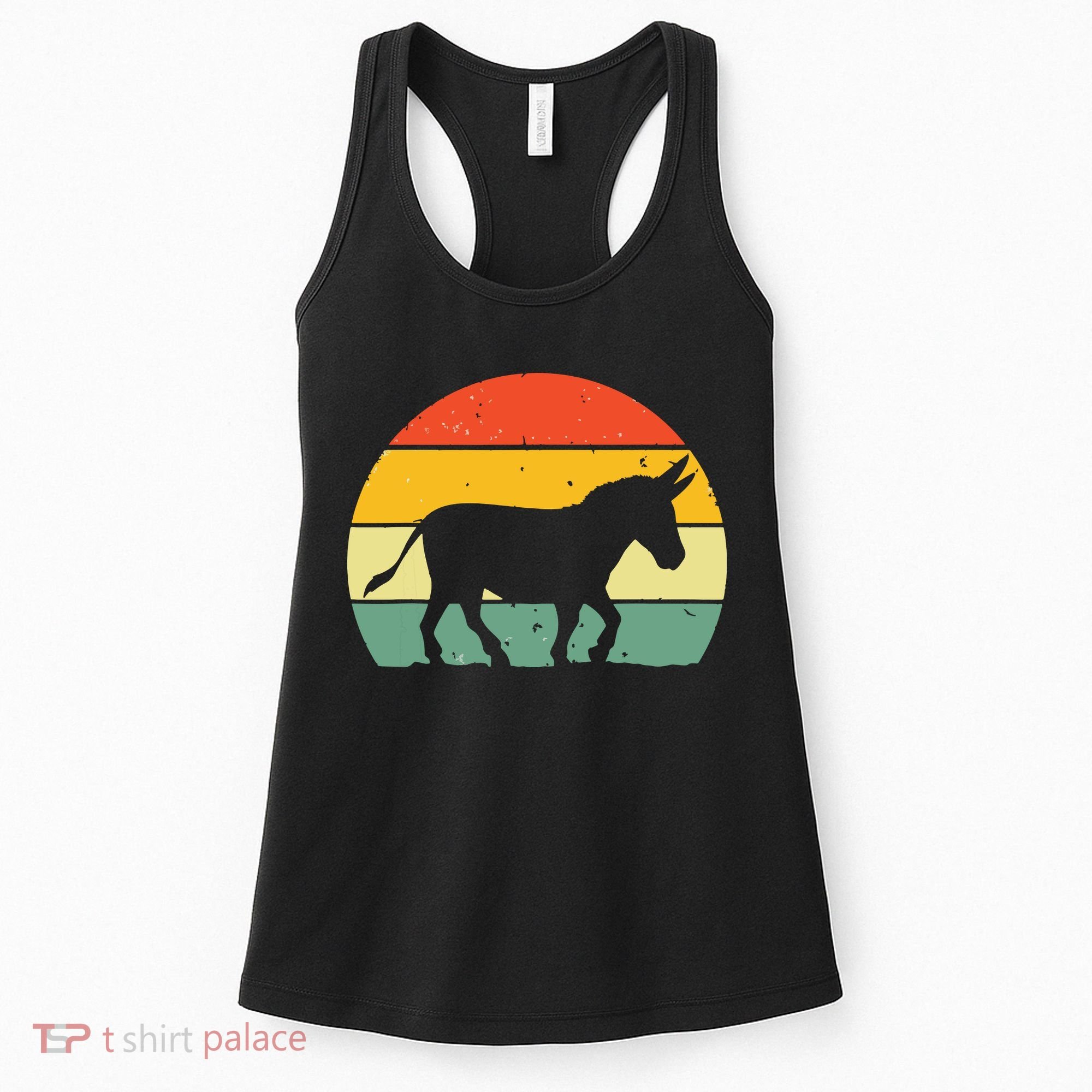 Cool Donkey For Mule Horse Animal Lover Jackass Women's Tank Top