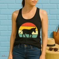 Cool Donkey For Mule Horse Animal Lover Jackass Women's Tank Top thumb 2
