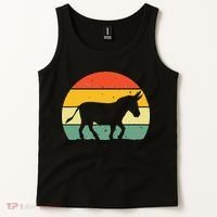 Cool Donkey For Mule Horse Animal Lover Jackass Tank Top thumb 2