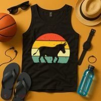 Cool Donkey For Mule Horse Animal Lover Jackass Tank Top thumb 4