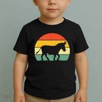 Cool Donkey For Mule Horse Animal Lover Jackass Toddler T-Shirt thumb 2