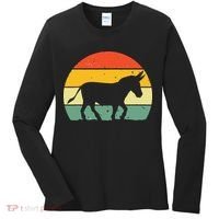 Cool Donkey For Mule Horse Animal Lover Jackass Women's Long Sleeve Shirt thumb 0