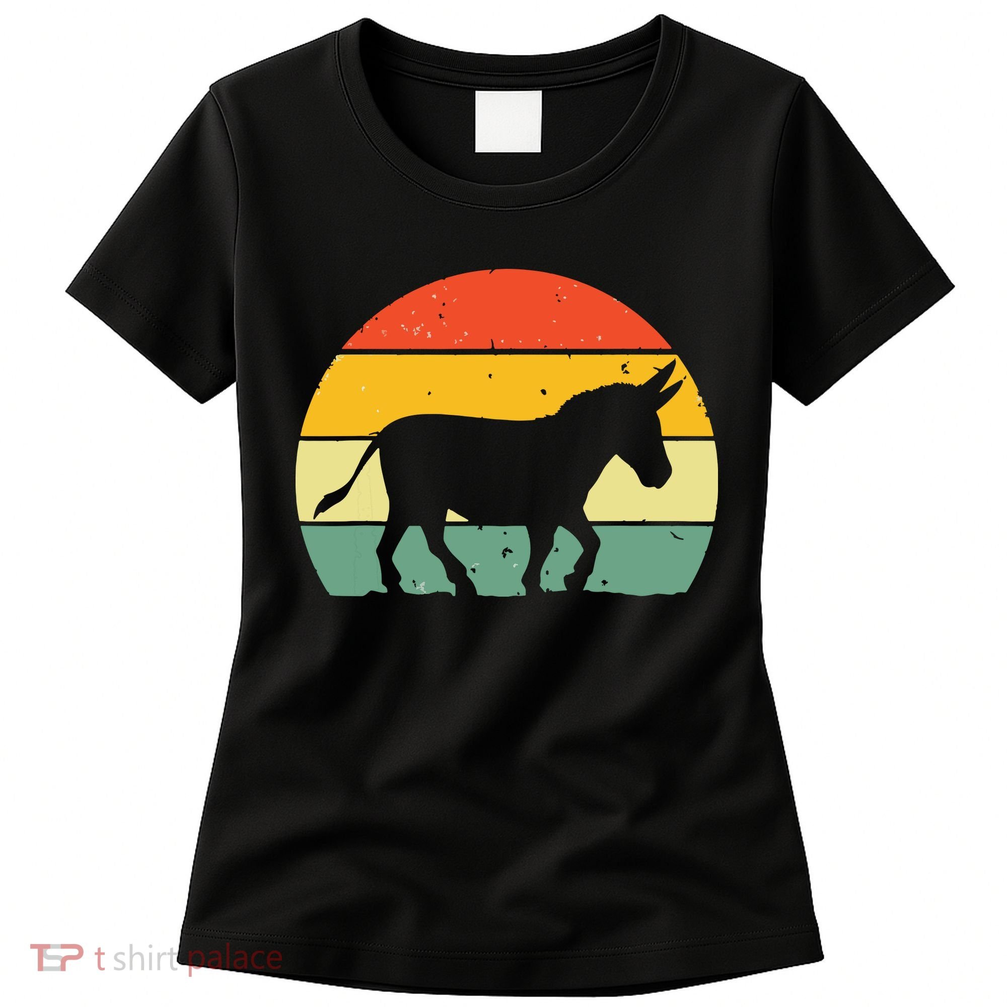 Cool Donkey For Mule Horse Animal Lover Jackass Women's T-Shirt