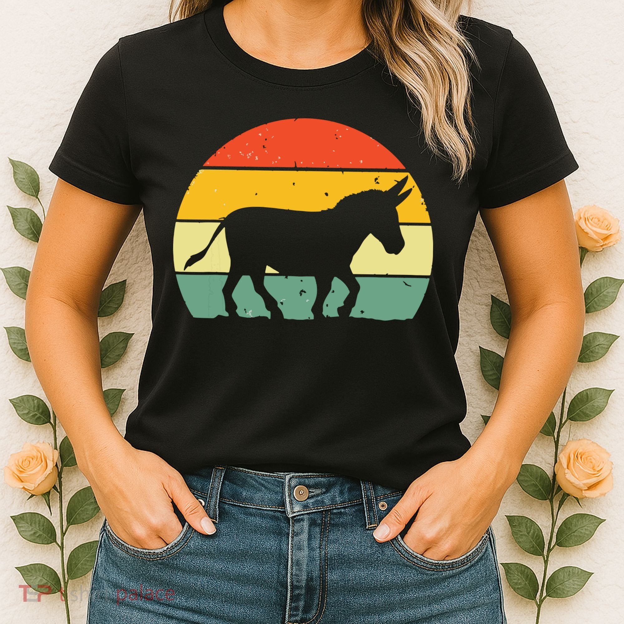 Cool Donkey For Mule Horse Animal Lover Jackass Women's T-Shirt