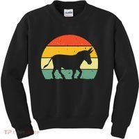 Cool Donkey For Mule Horse Animal Lover Jackass Kids Sweatshirt thumb 0