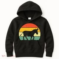Cool Donkey For Mule Horse Animal Lover Jackass Kids Hoodie thumb 0