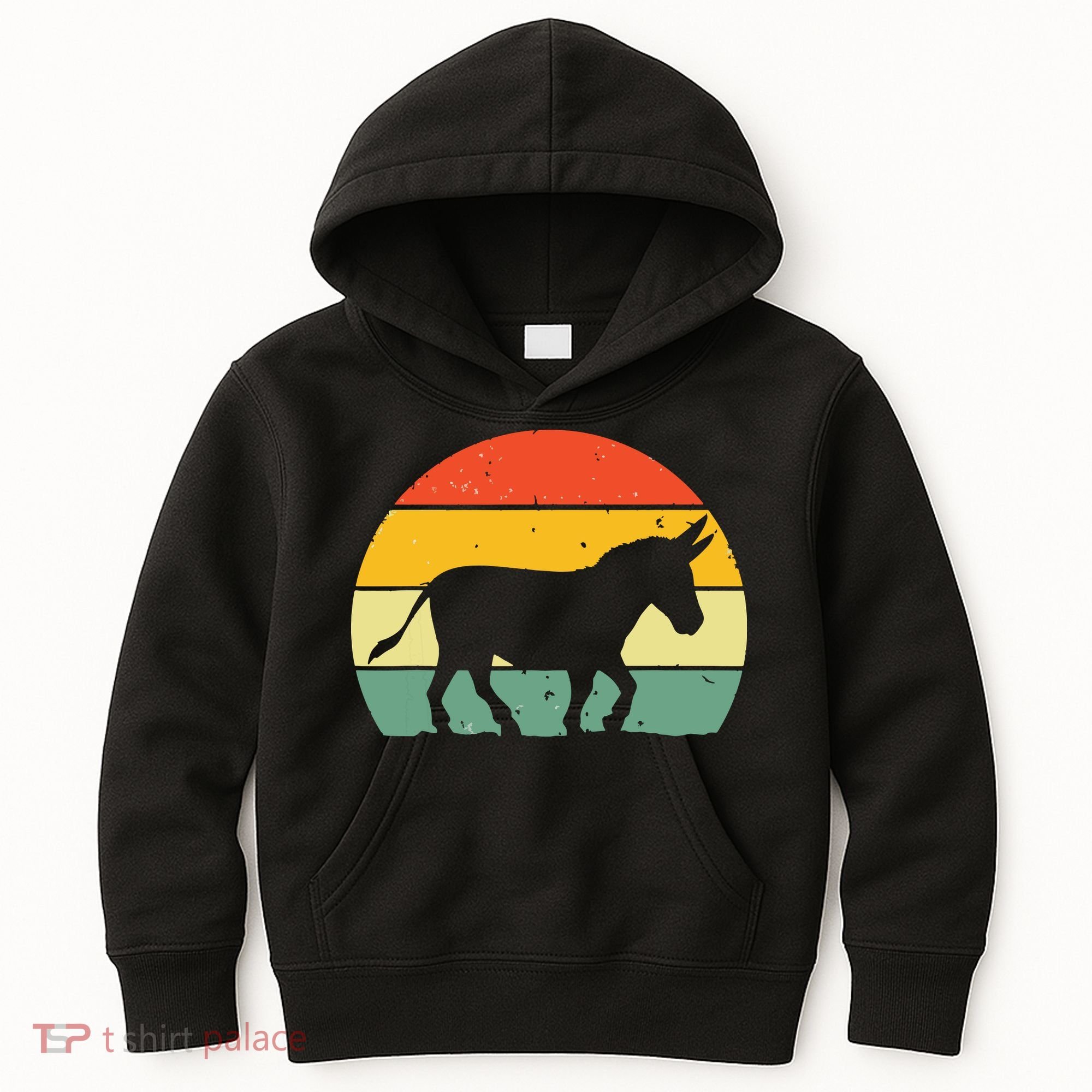 Cool Donkey For Mule Horse Animal Lover Jackass Kids Hoodie