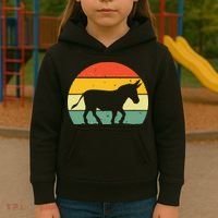 Cool Donkey For Mule Horse Animal Lover Jackass Kids Hoodie thumb 3