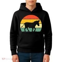 Cool Donkey For Mule Horse Animal Lover Jackass Kids Hoodie thumb 4