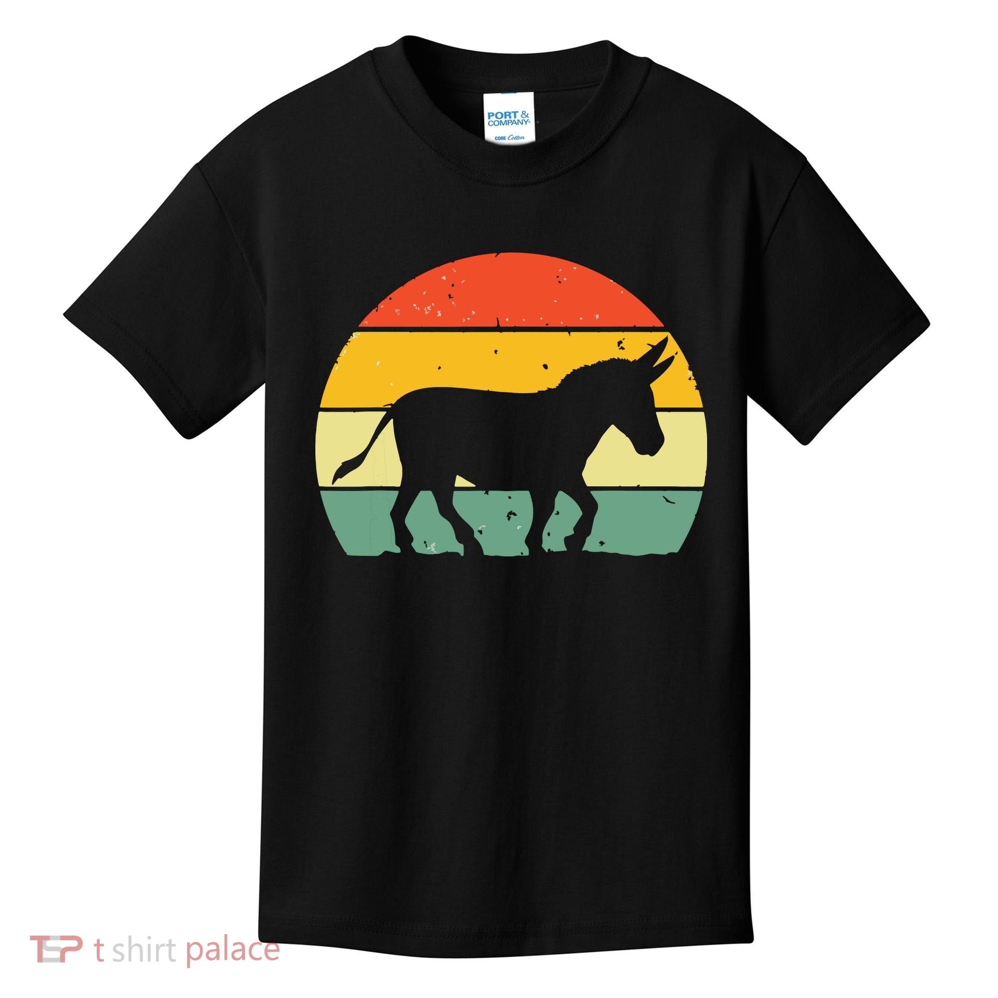 Cool Donkey For Mule Horse Animal Lover Jackass Kids T-Shirt